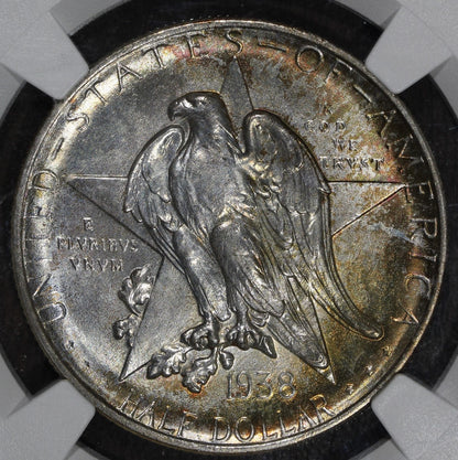 1938 (MS67+ CAC) Texas Centennial Commemorative Half Dollar 50C NGC - PLUS