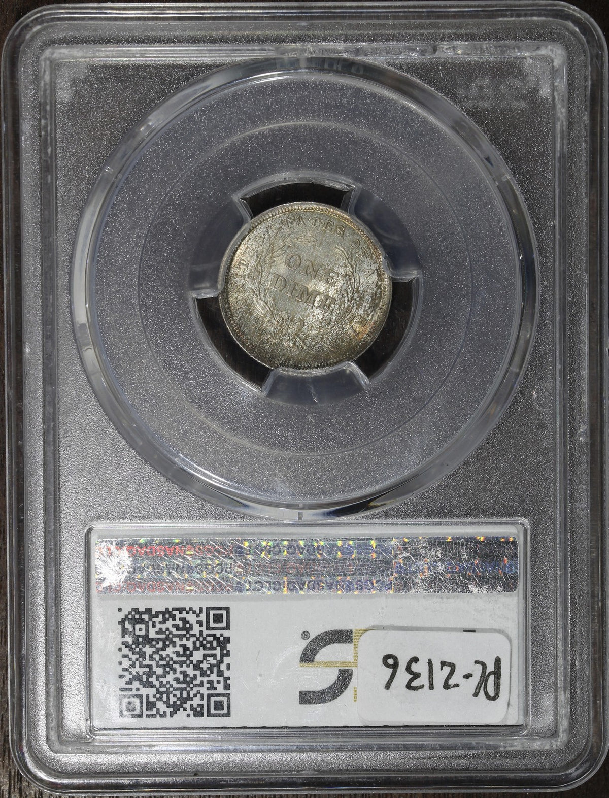1837 (MS66 CAC) Seated Liberty Dime 10C PCGS - No Stars, Large Date