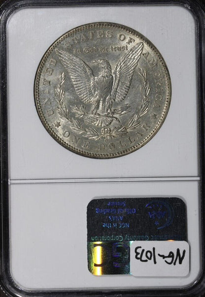 1896-O (AU58) Morgan Silver Dollar $1 NGC