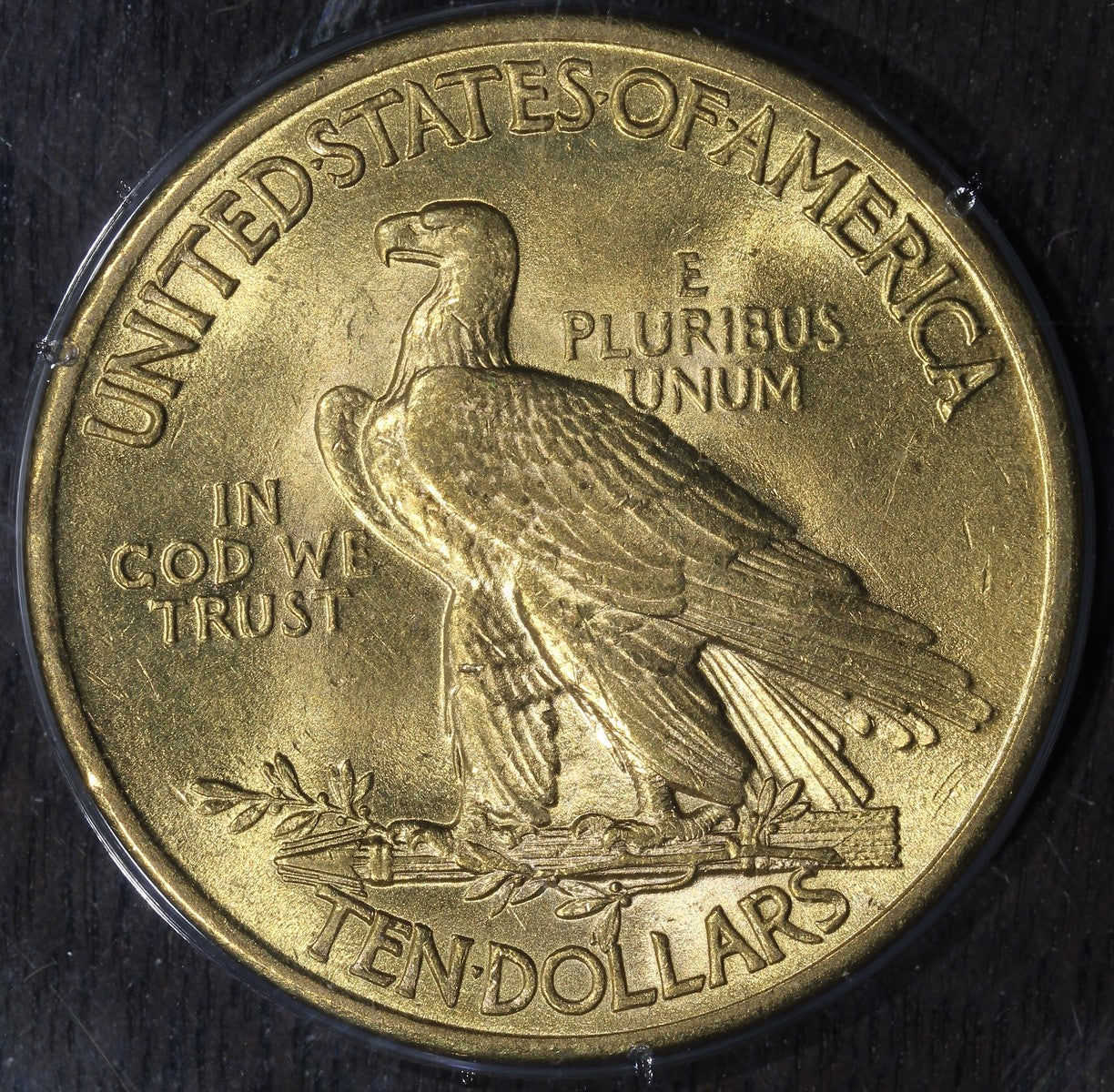1932 (AU58 CAC) Indian Head Gold Eagle $10 PCGS Rattler