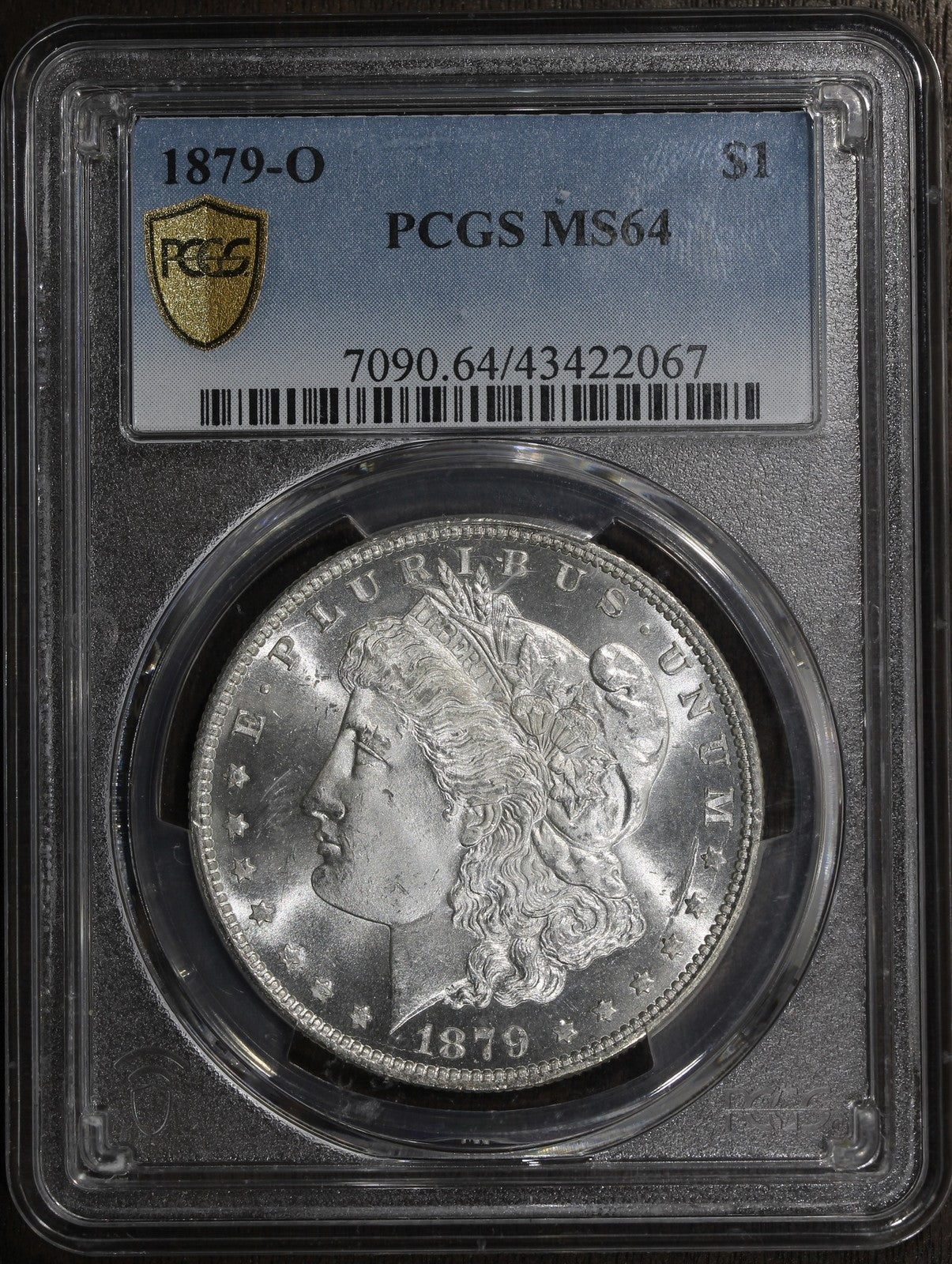 1879-O (MS64) Morgan Silver Dollar $1 PCGS - Key Date