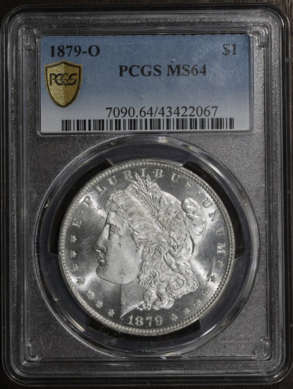 1879-O (MS64) Morgan Silver Dollar $1 PCGS - Key Date