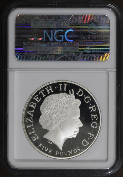 2009 (PF70 ULTRA CAMEO) Proof Great Britain Piefort 5 Pounds - Olympics 1