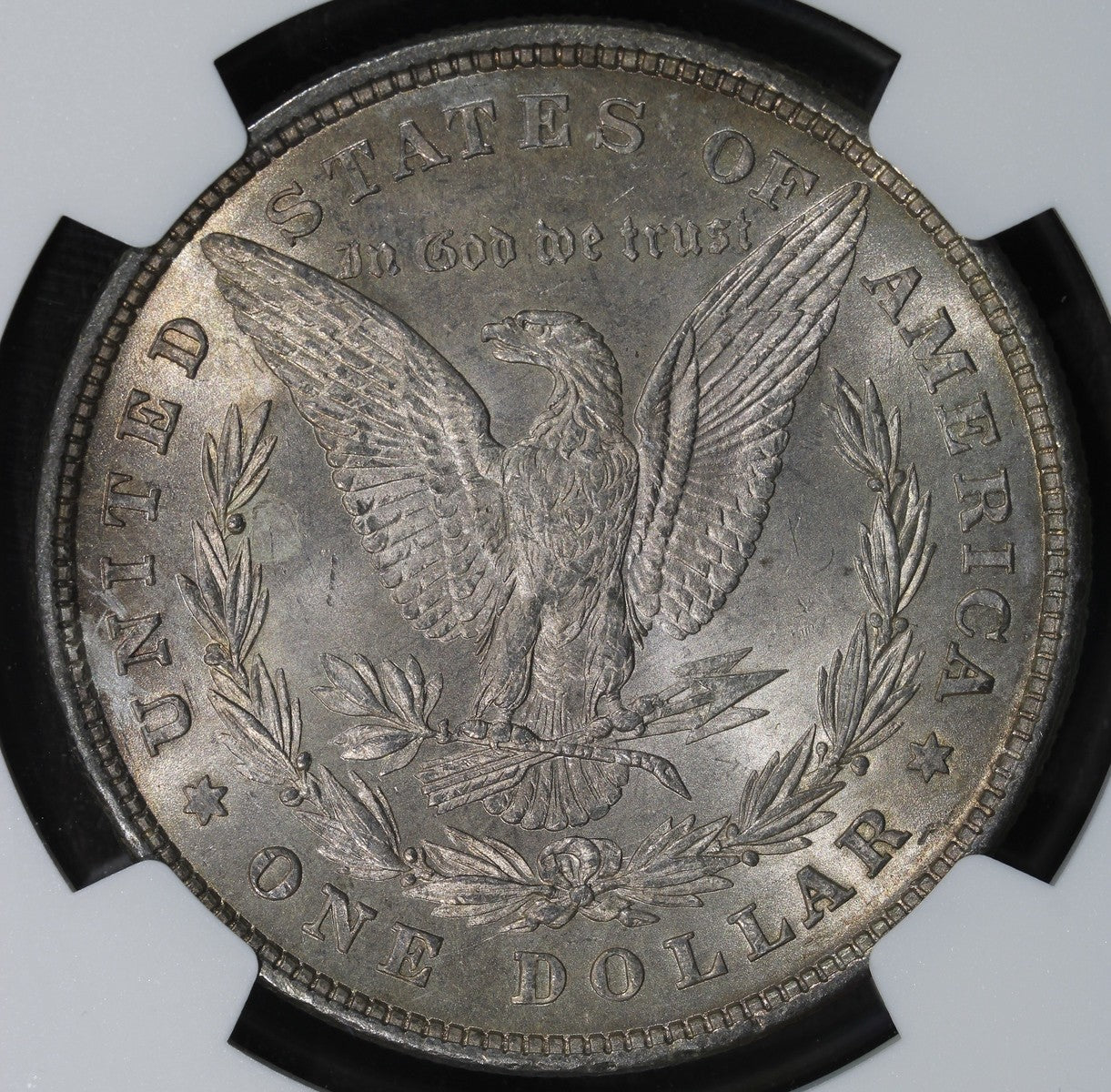 1878 (MS61) Morgan Silver Dollar $1 PCGS - 8 Tailfeather 8TF