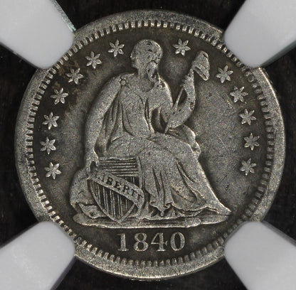1840-O (VF20) Seated Liberty Half Dime H10C NGC - Better Date