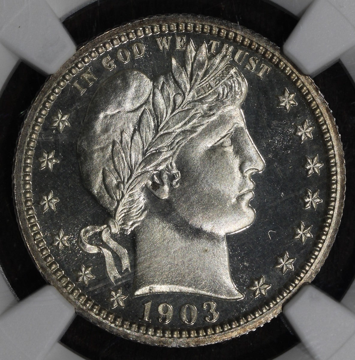 1903 (PF67 CAMEO) Proof Barber Quarter 25C NGC - Stunning Coin