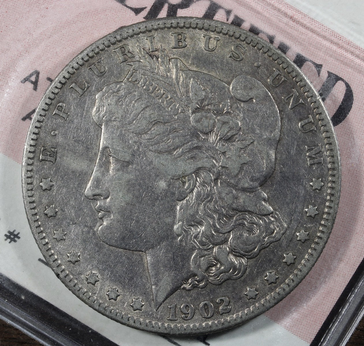 1902-S Morgan Silver Dollar $1 - ANACS Photocert VF35 - Photograde