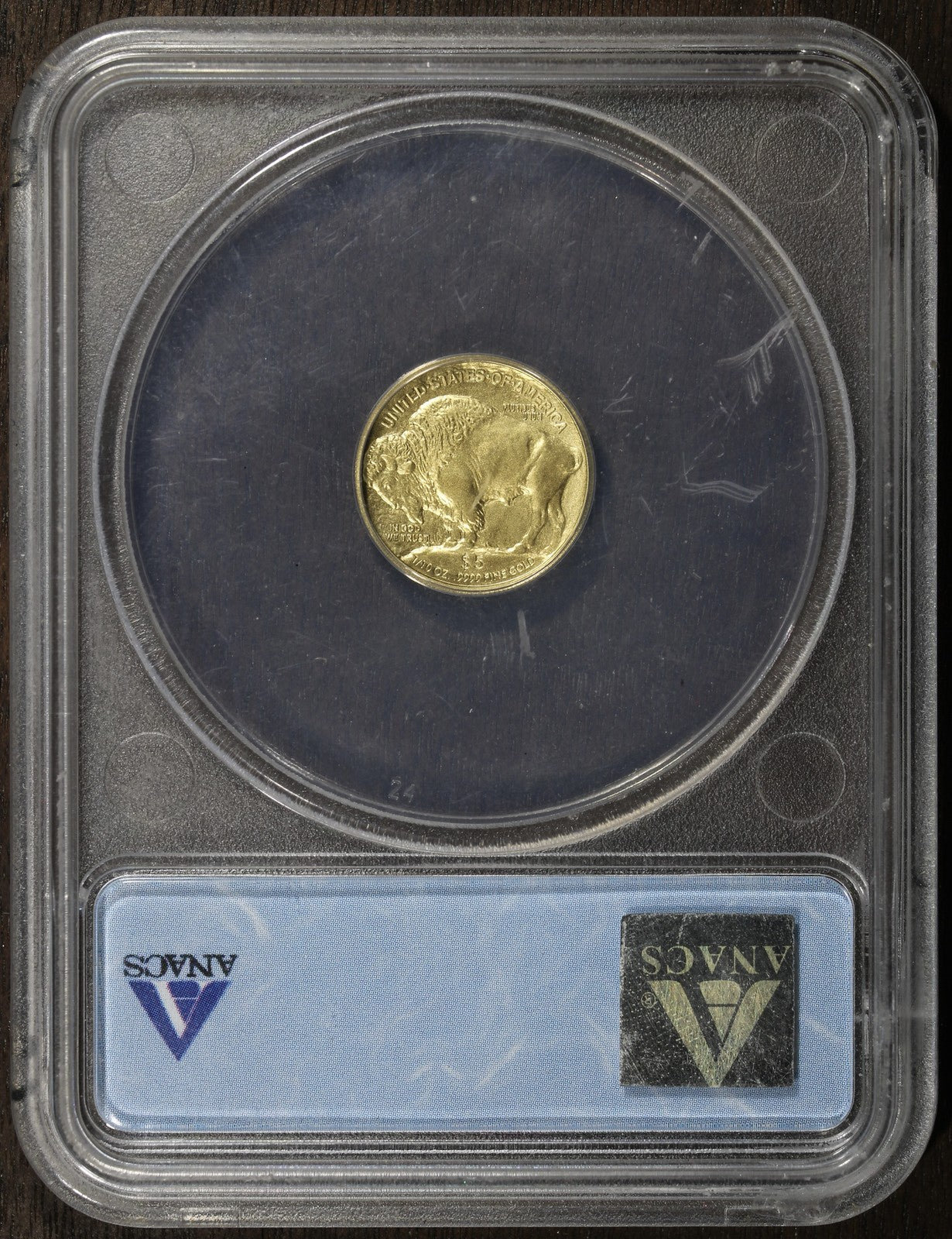 2008-W (SP70) 1/10 oz American Gold Buffalo G$5 ANACS