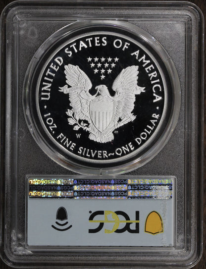2020-W V75 (PR70 DCAM) Proof Silver Eagle PCGS First Day of Issue FDOI - WW2