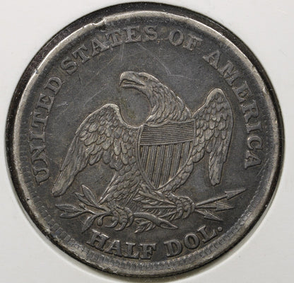 1838 Capped Bust Half Dollar 50C XF - Lovely