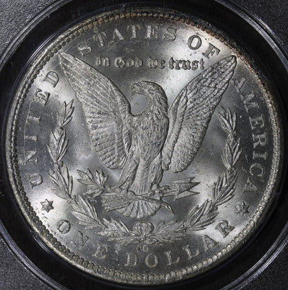 1885-CC (MS64) Morgan Silver Dollar $1 PCGS Rattler - Key Date