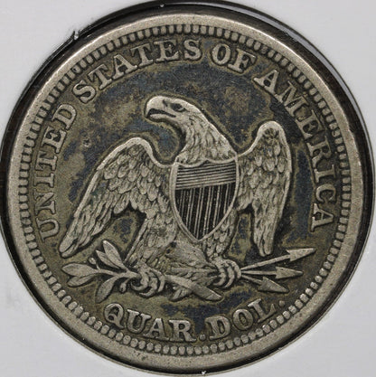 1857 Seated Liberty Quarter 25C - XF Extra Fine