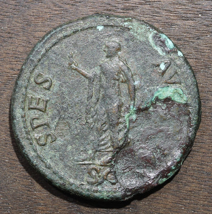 Claudius Roman Empire Sestertius Large Copper 41-54 AD