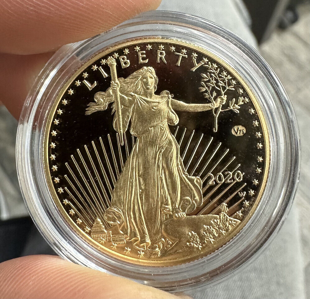 2020-W 1 oz Proof American Gold Eagle (End of WW2, V75 Privy) OGP