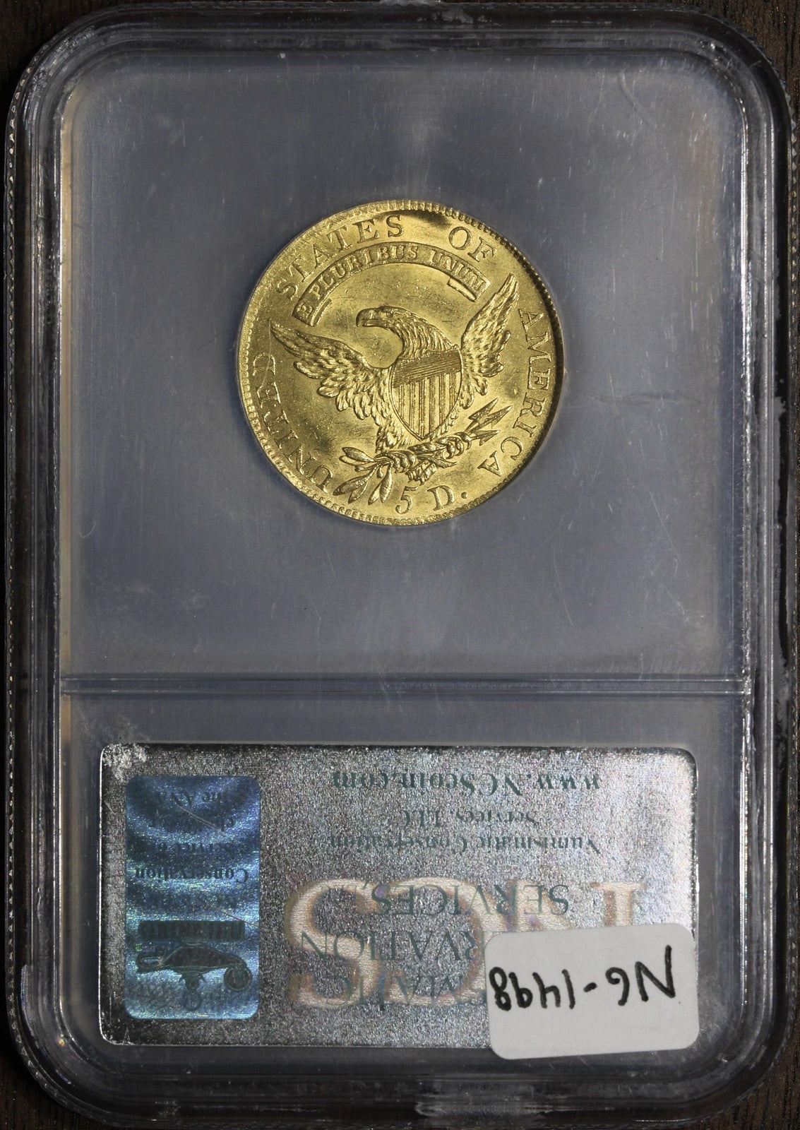 1807 (UNC Detail) Capped Bust Gold Half Eagle $5 NGC - Rare Early Gold