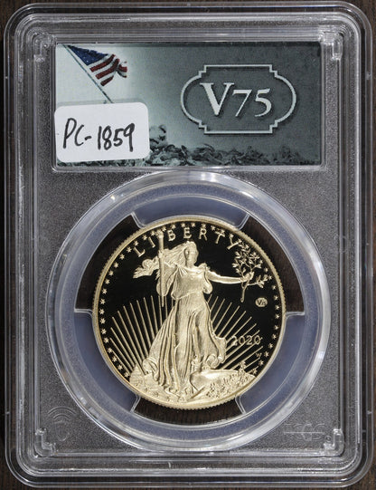 2020-W (PR70 DCAM) V75 American Gold Eagle $50 PCGS - 1945 Minted, WW2