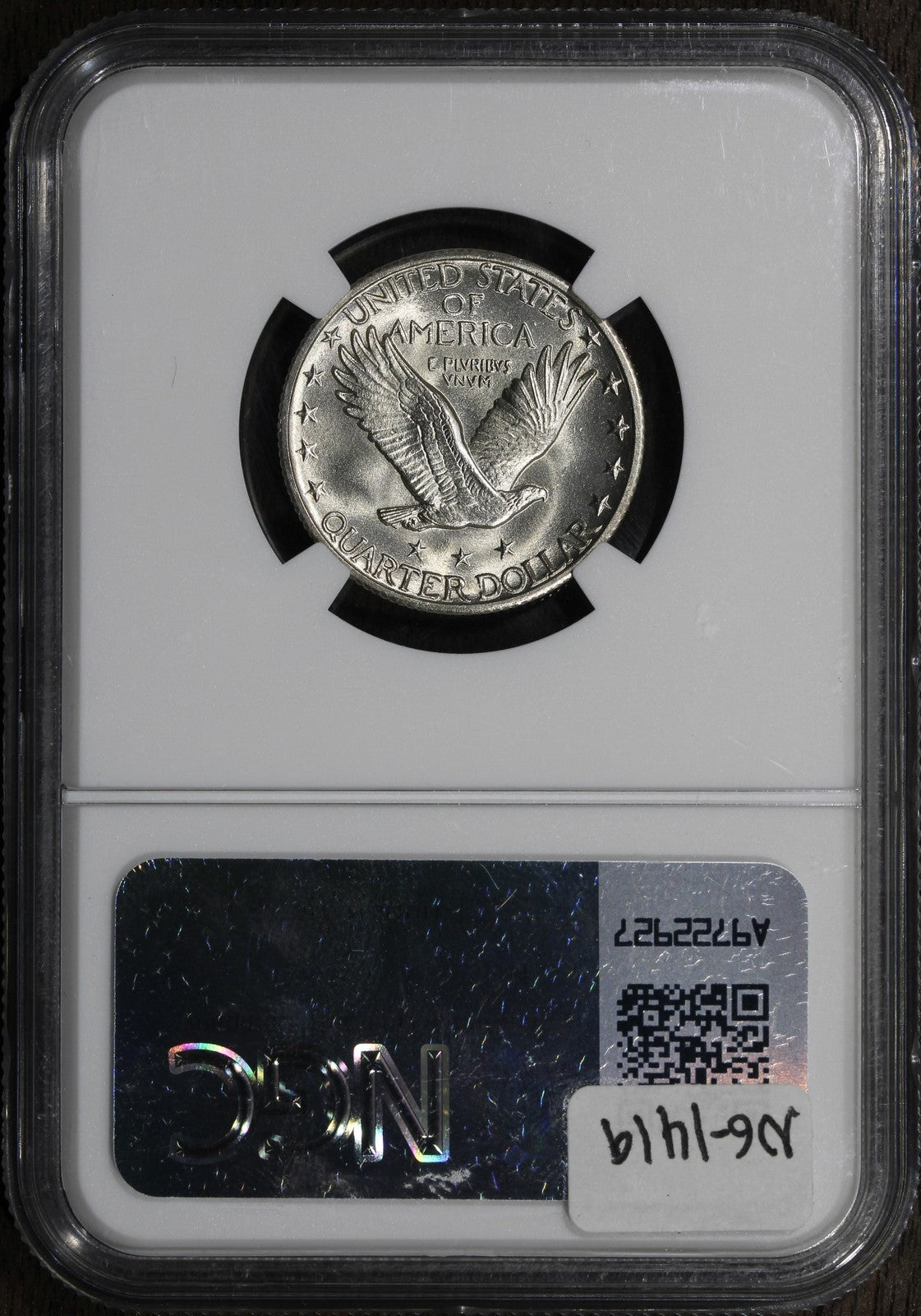 1924-D (MS65FH) Standing Liberty Quarter 25C NGC - Blast White, Full Head
