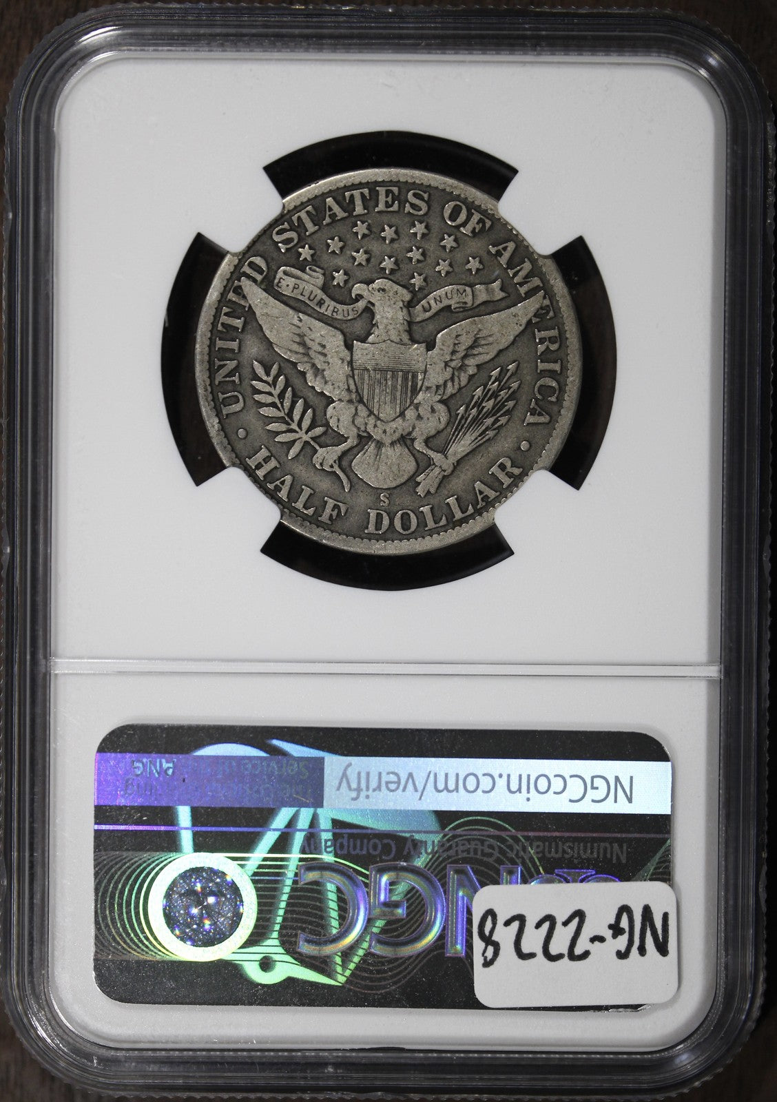 1913-S (VG10) Barber Half Dollar 50C NGC