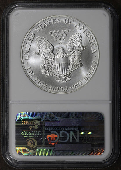 1992 (MS69) American Silver Eagle $1 ASE NGC