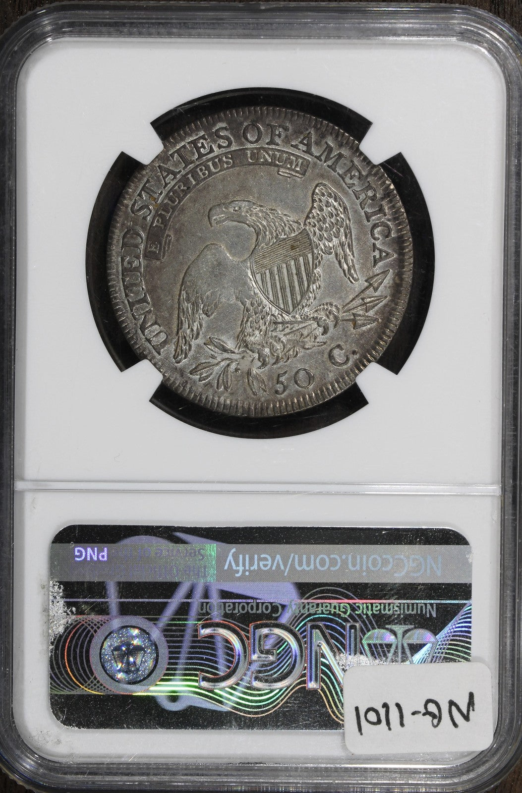 1809 (AU53) Capped Bust Half Dollar 50C NGC - Early Date Capped Bust