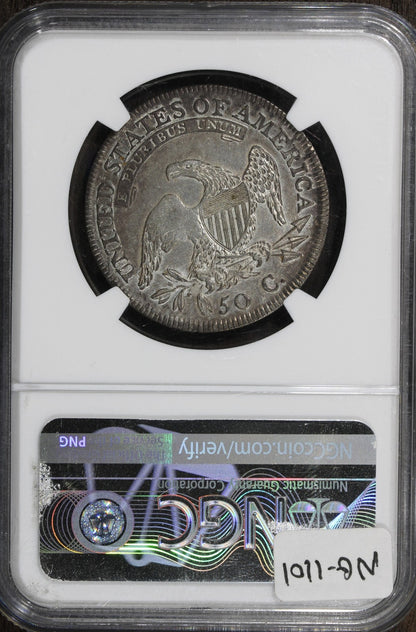 1809 (AU53) Capped Bust Half Dollar 50C NGC - Early Date Capped Bust