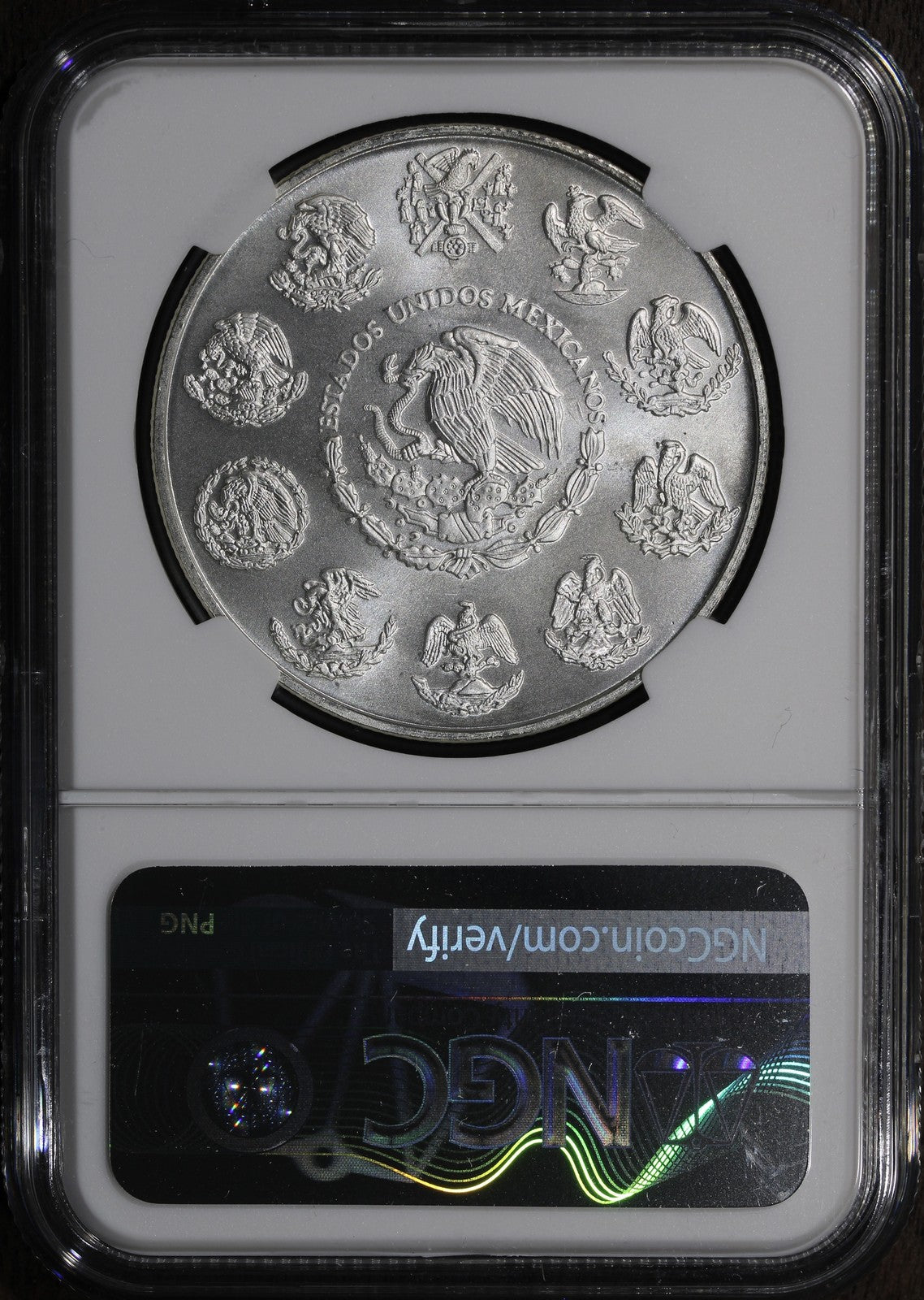 2006-Mo (MS68) 1 oz Silver Mexico Libertad Onza NGC - KEY DATE