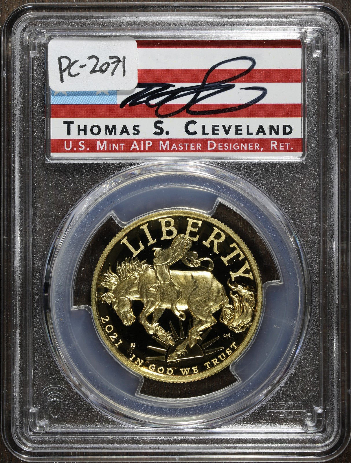 2021-W (PR70) American Liberty High Relief Gold $100 PCGS - First Day of Issue