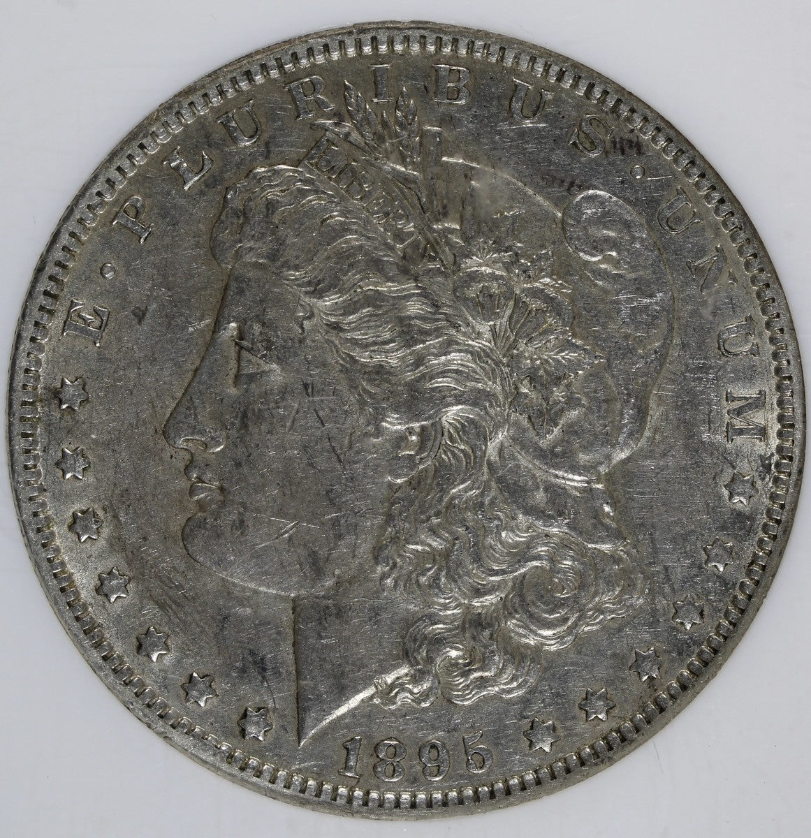 1895-O (AU55) Morgan Silver Dollar $1 NGC - Key Date!