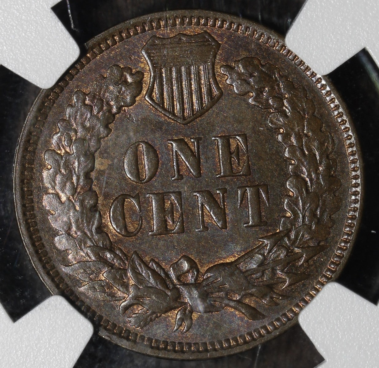 1872 (MS65 BN) Indian Head Cent 1C IHC NGC - Key Date Gem