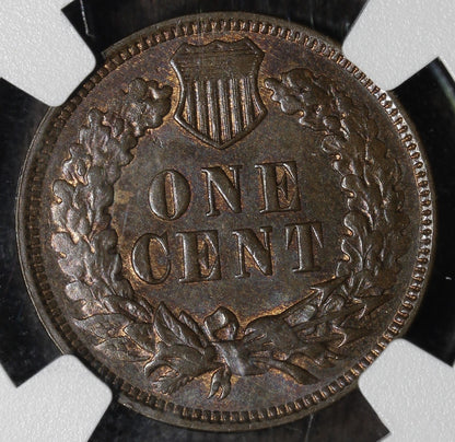 1872 (MS65 BN) Indian Head Cent 1C IHC NGC - Key Date Gem