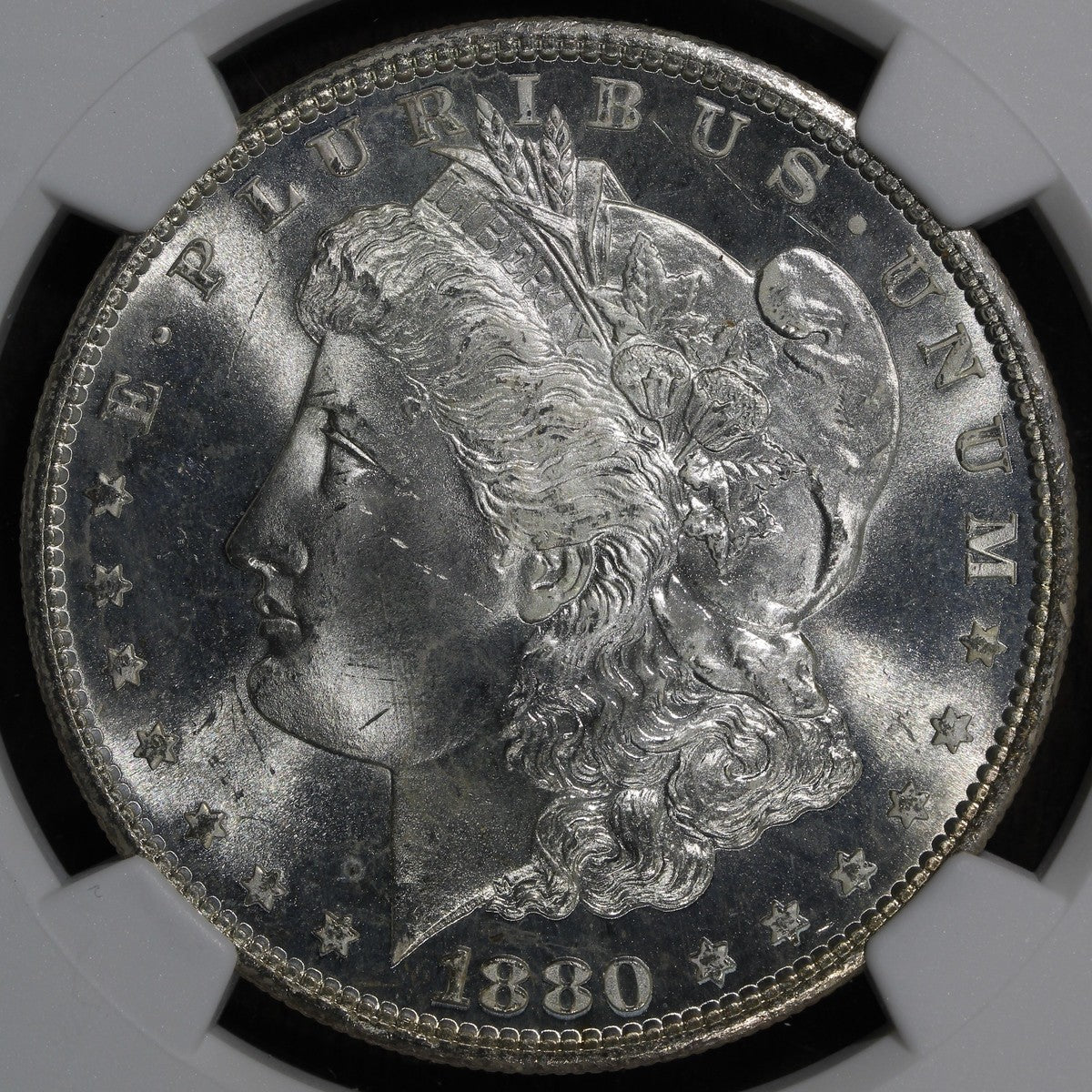 1880-S (MS67) Morgan Silver Dollar $1 NGC - Superb Gem!