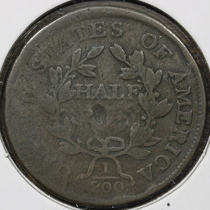 1804 Draped Bust Half Cent 1/2C - G Good