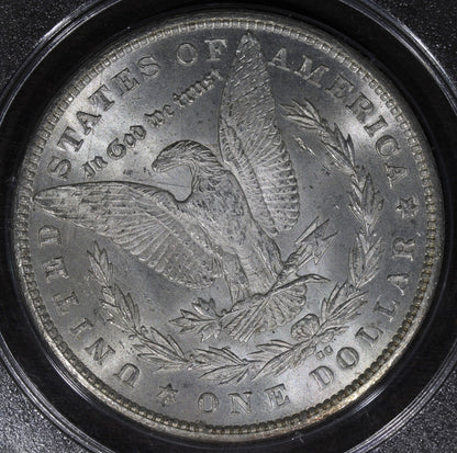 1880-CC (MS64) Morgan Silver Dollar $1 PCGS Rattler - Beautiful