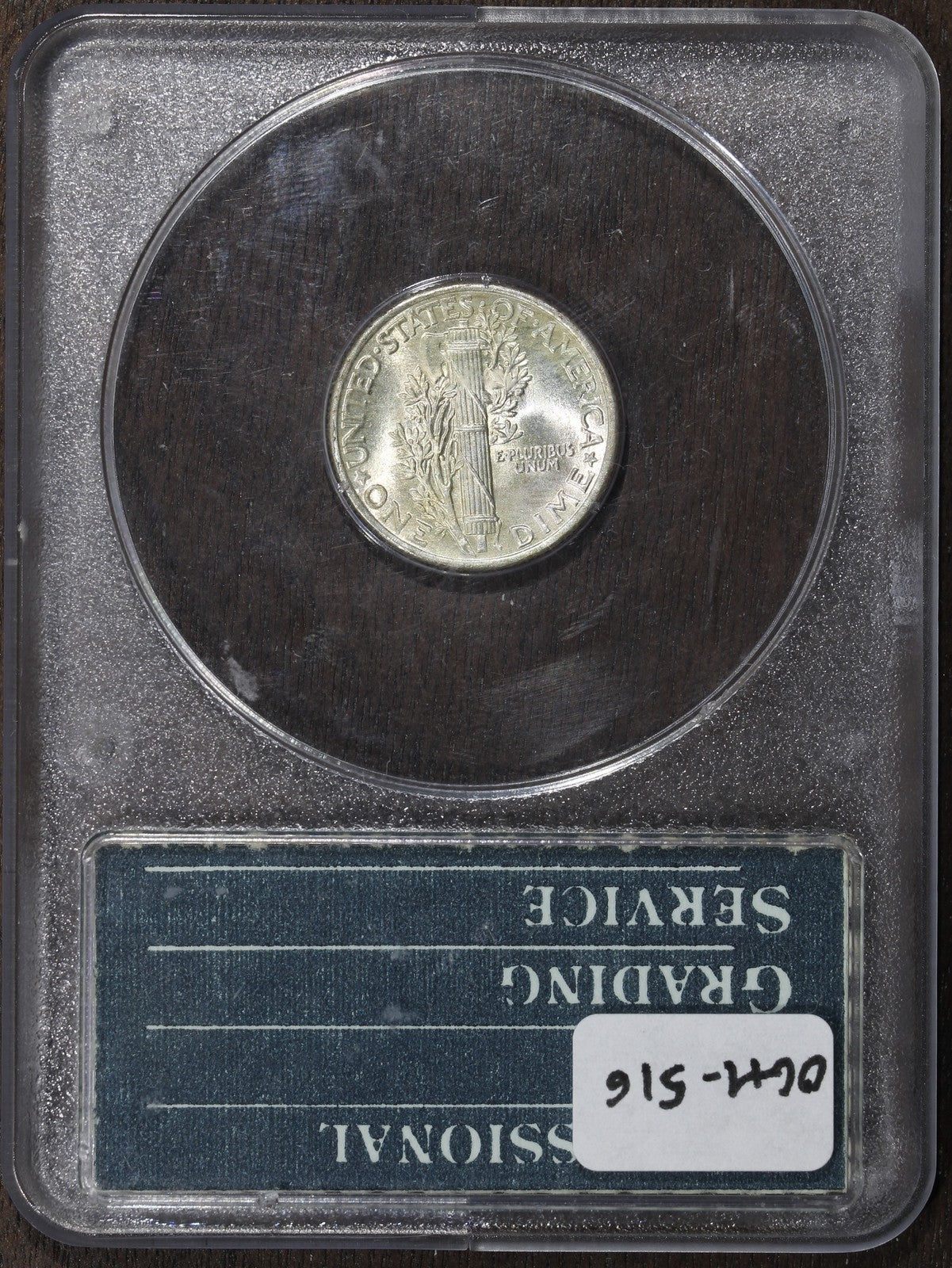 1937 (MS65FB) Mercury Dime 10C PCGS OGH Rattler - Gem Mercury Dime