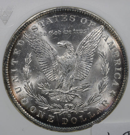 1899-O (MS65) Morgan Silver Dollar $1 ANACS Soapbox - Old Holder Gem