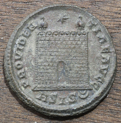 Constantine the Great Roman Empire Follis 307-337 Legion Fort Reverse