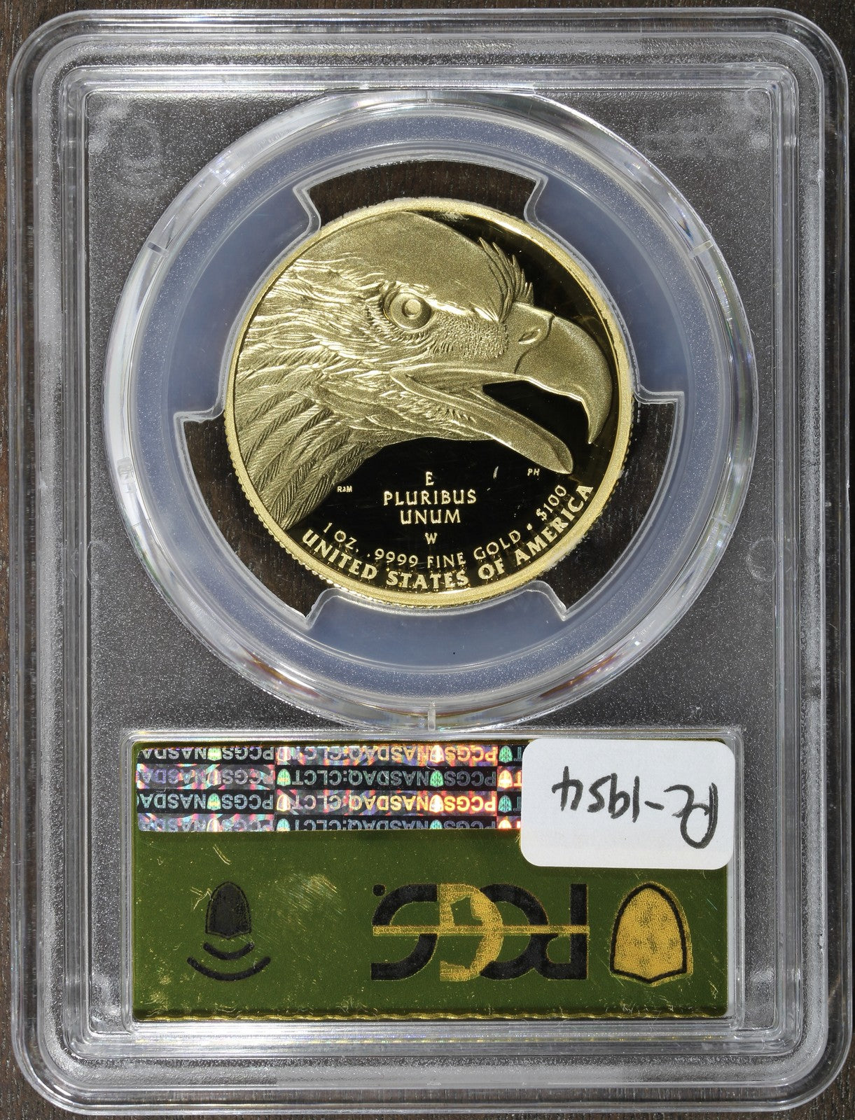 2021-W (PR70) American Liberty High Relief 1 oz Gold $100 PCGS Bronco