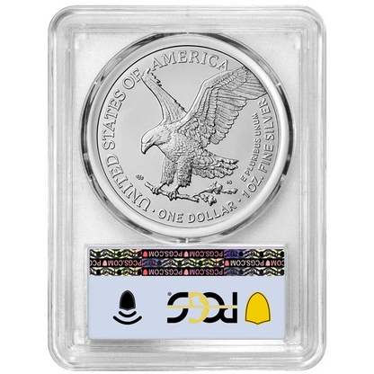 2025 (P) (MS70) American Silver Eagle $1 ASE PCGS FDOI - EAGLE PRIVY 🦅