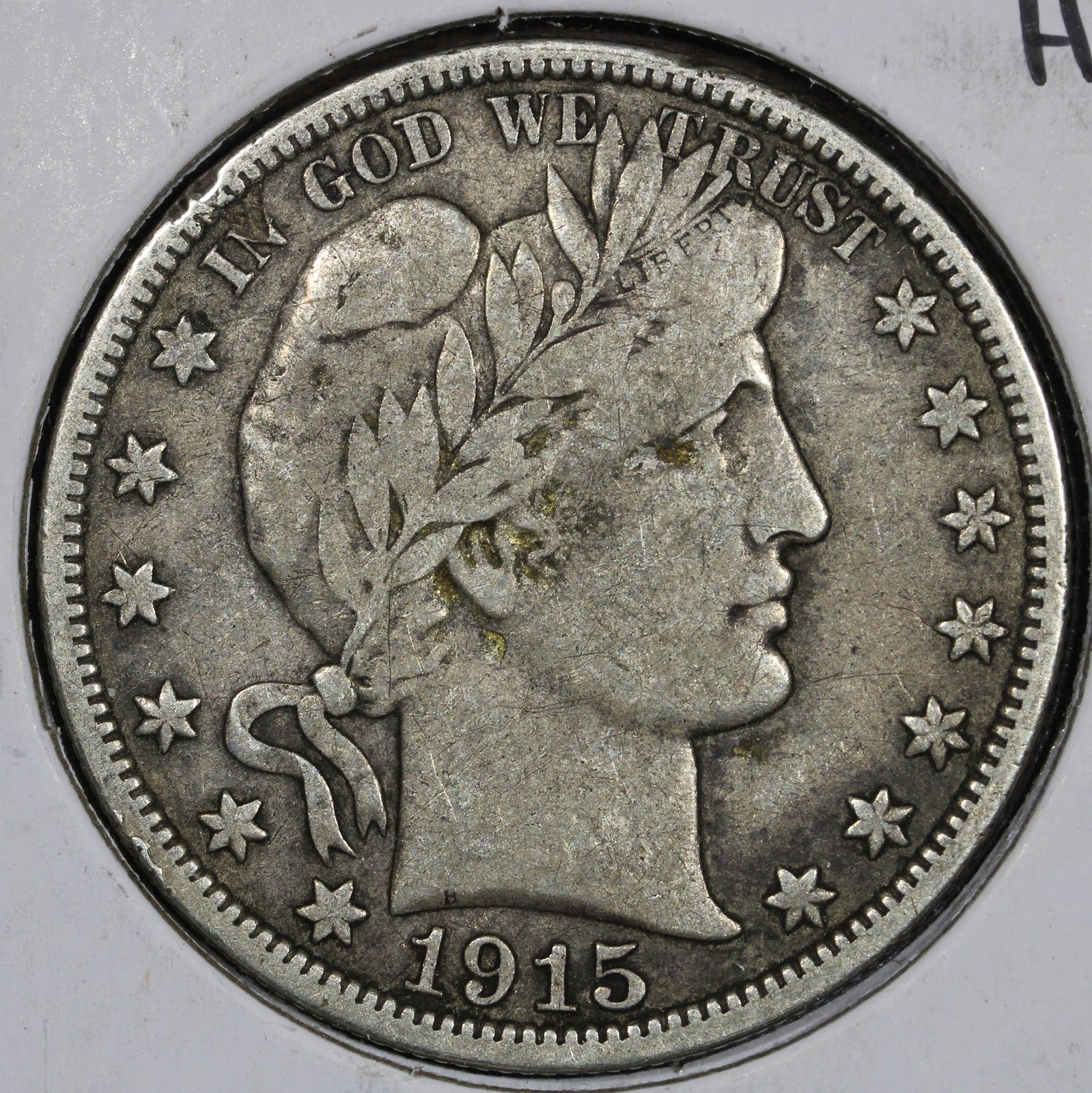 1915-D Barber Half Dollar 50C VF
