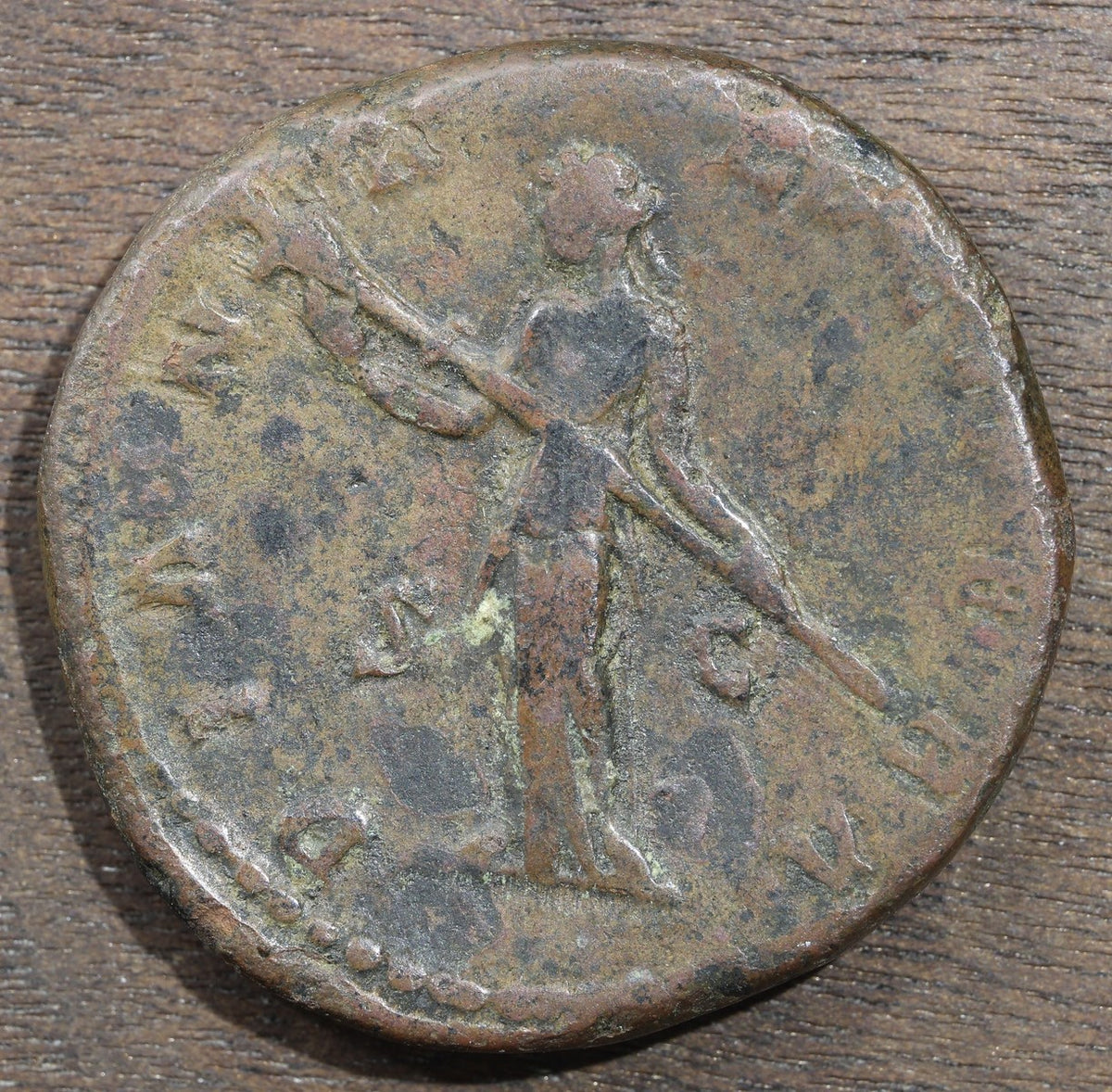 Lucilla Roman Empire Sestertius Large Copper 161-180 AD Under Marcus Aurelius