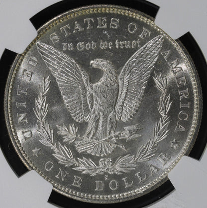 1879-S (MS66* STAR CAC) Morgan Silver Dollar $1 NGC - DMPL Obverse