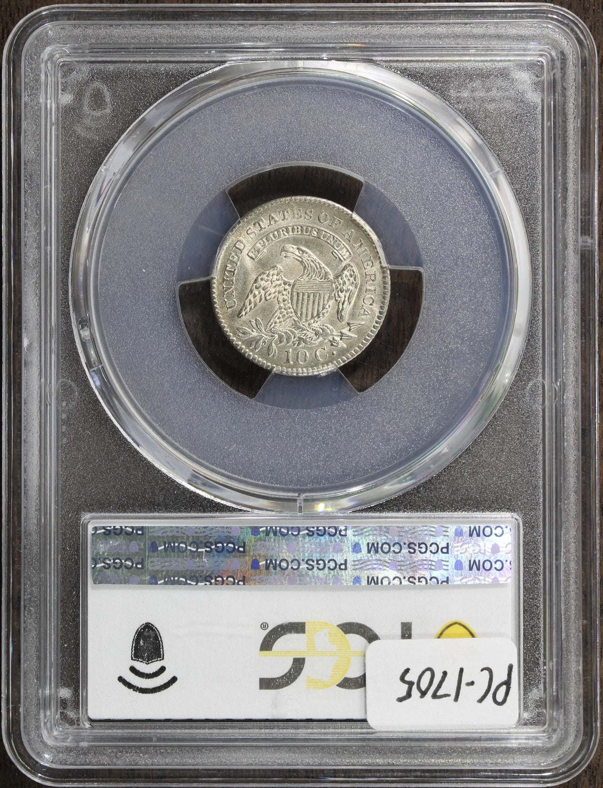 1827 (MS65) Capped Bust Dime 10C PCGS - Flashy Gem