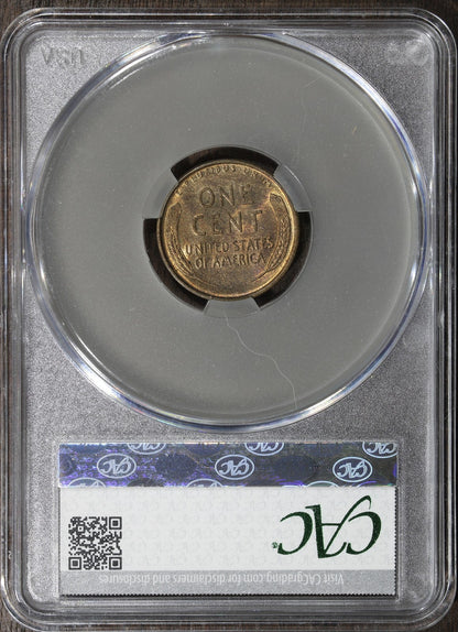 1909 (MS63RB CAC) Lincoln Wheat Cent 1C CACG - First Year