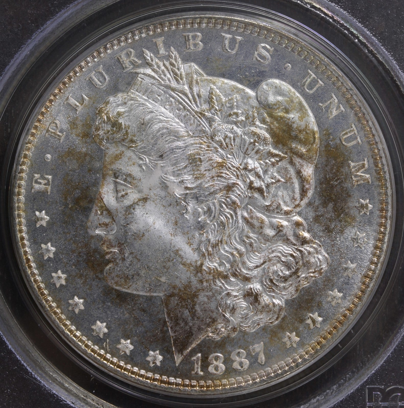 1887 (MS64DMPL) Morgan Silver Dollar $1 PCGS OGH - Beautiful