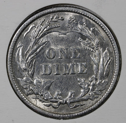 1914 Barber Dime 10C - UNC Uncirculated Light Hairlines