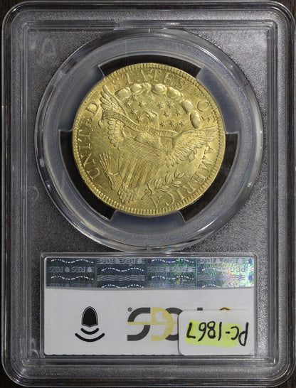 1797 (AU55) Draped Bust Gold Eagle $10 PCGS - Large Eagle, Old Gold!