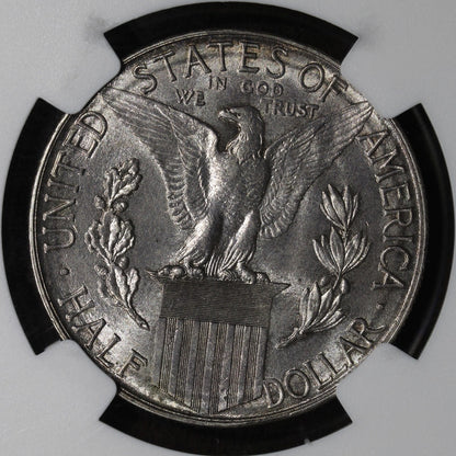 1915-S (MS64) Panama Pacific Commemorative Silver Half Dollar 50C NGC
