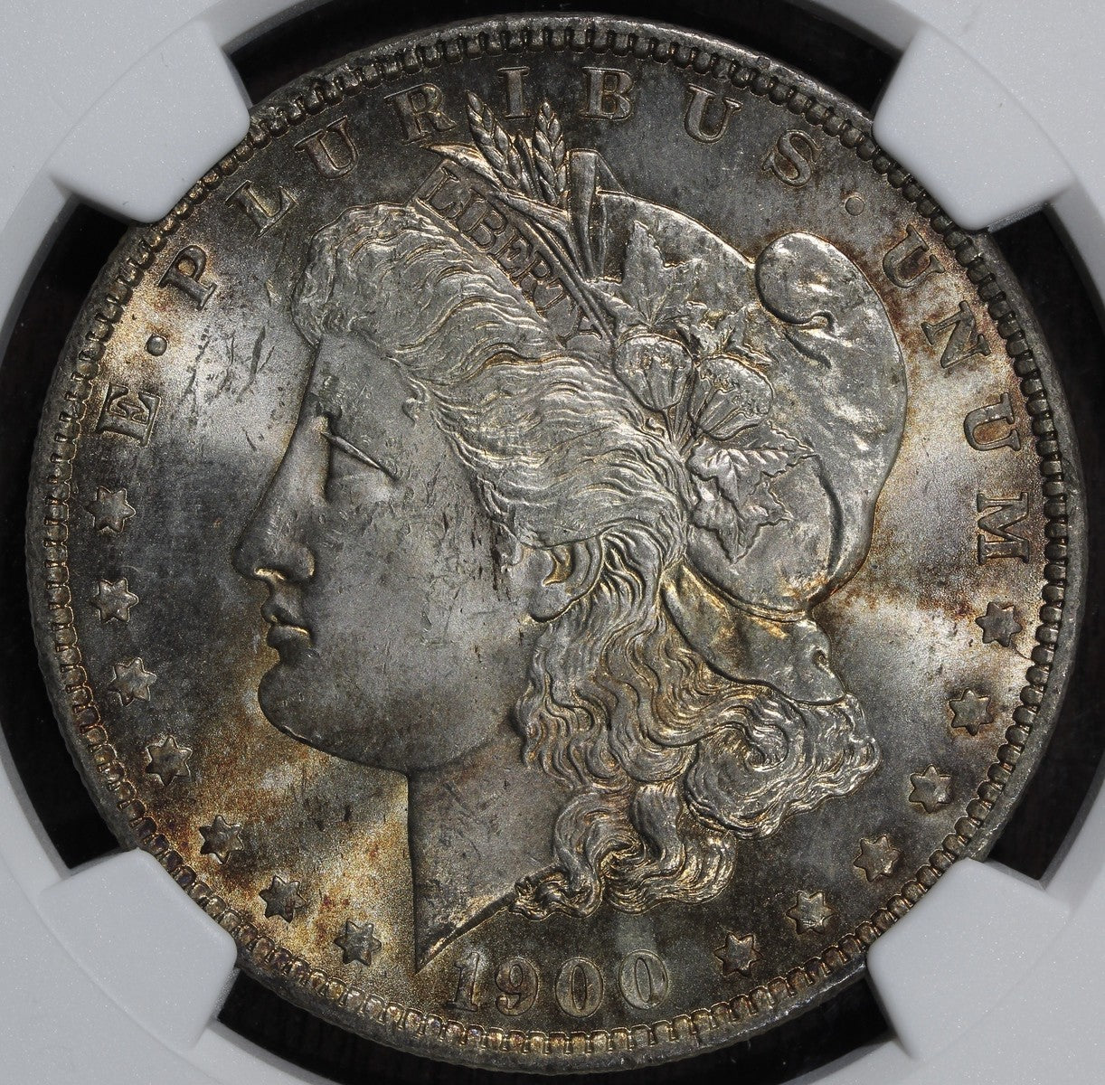 1900-O/CC (MS64+) Morgan Silver Dollar $1 NGC - Overmintmark Variety