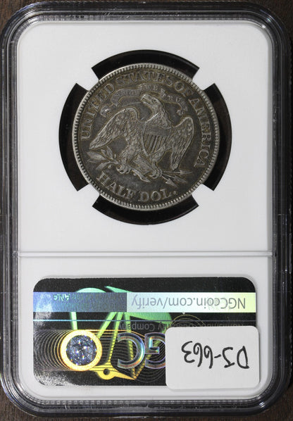 1874 (XF40) Seated Liberty Half Dollar 50C NGC - With Arrows