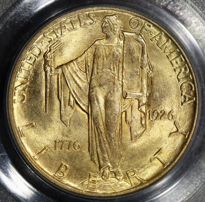 1926 (MS65) Sesquicentennial Commemorative Gold Quarter Eagle $2.50 PCGS